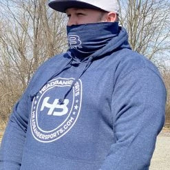 HB Sports Apparel Headbanger Sports Exclusive Gaiter Fleece Hoodie (Multiple Colors)