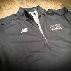 HB Sports New Balance Lightweight Solid Half Zip Pullovers
