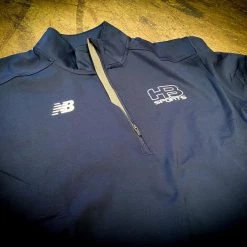 HB Sports New Balance Lightweight Solid Half Zip Pullovers