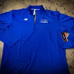 HB Sports New Balance Lightweight Solid Half Zip Pullovers