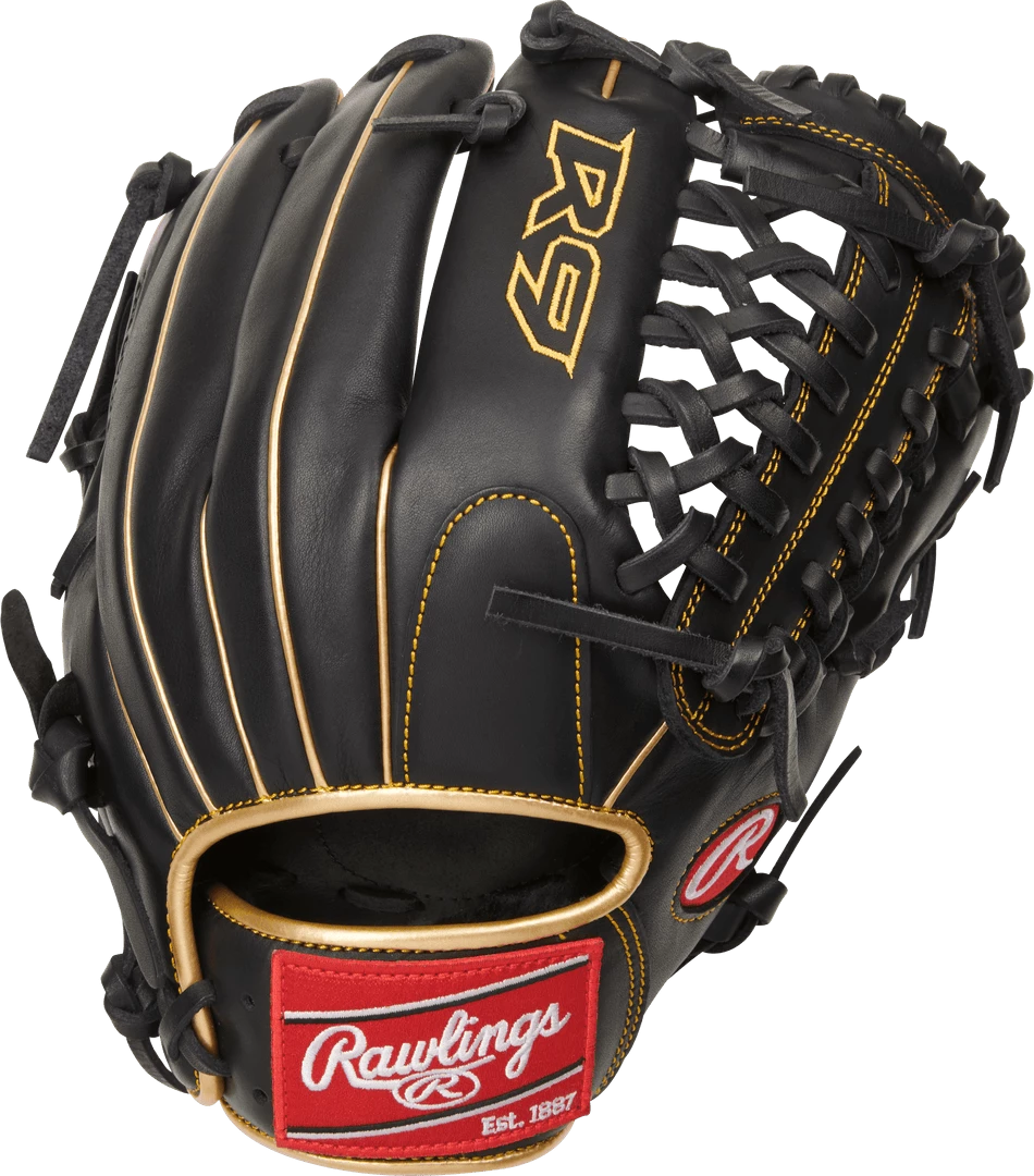 Rawlings R9 11.75" Infield/Pitcher's Baseball Glove: R9205-4BG Gear 3 Rawlings R9 11.75" Infield/Pitcher's Baseball Glove: R9205-4BG Gear