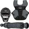 Rawlings Adult Black/Graphite VELO 2.0 Catcher's Gear Box Set: CSV2A-B/GPH