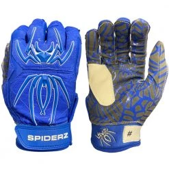 Gear 2021 Spiderz HYBRID Batting Gloves: Royal Blue/White
