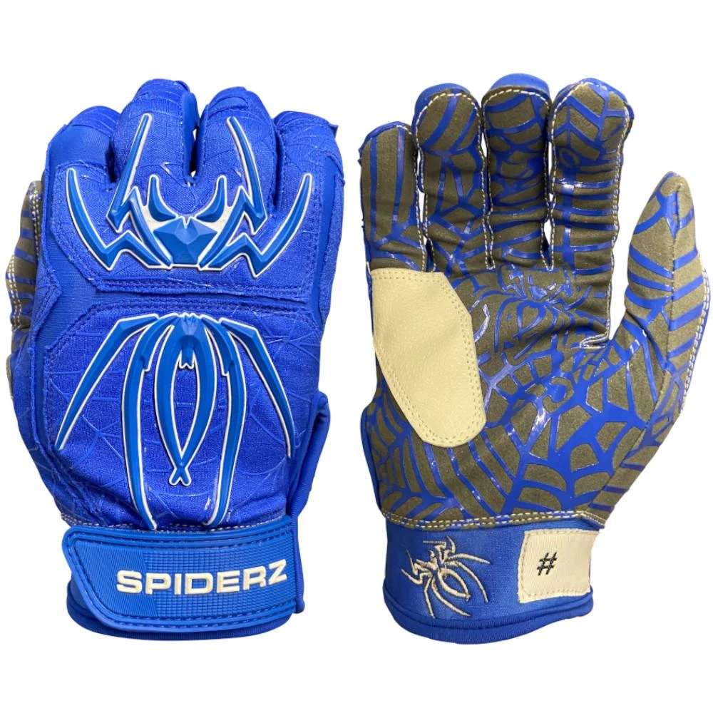 Gear 2021 Spiderz HYBRID Batting Gloves: Royal Blue/White 3 Gear 2021 Spiderz HYBRID Batting Gloves: Royal Blue/White