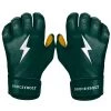 Gear Bruce Bolt PREMIUM PRO Short Cuff Batting Gloves: GREEN 1 Gear Bruce Bolt PREMIUM PRO Short Cuff Batting Gloves: GREEN