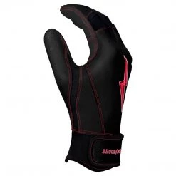 Bruce Bolt PREMIUM PRO TC42 Series Short Cuff Batting Gloves: Black