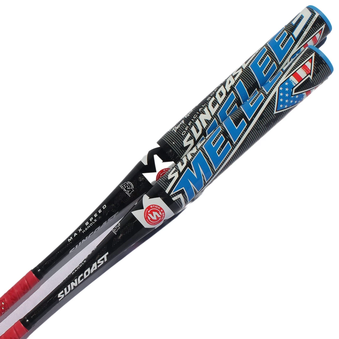 Suncoast Melee 3 Endloaded 12" 1 Piece SSUSA Senior Slowpitch Softball Bat: SM3SE12 Bats 3 Suncoast Melee 3 Endloaded 12" 1 Piece SSUSA Senior Slowpitch Softball Bat: SM3SE12 Bats