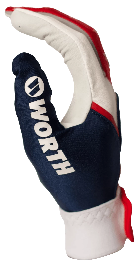 Gear Worth Adult Red, White, And Blue Team Batting Gloves: WBATGL-RWB 4 Gear Worth Adult Red, White, And Blue Team Batting Gloves: WBATGL-RWB