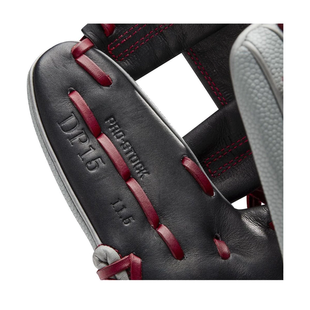 2021 Wilson A2000 DP15 SuperSkin Pedroia Fit 11.5" Infield Baseball Glove: WBW100109115 9 2021 Wilson A2000 DP15 SuperSkin Pedroia Fit 11.5" Infield Baseball Glove: WBW100109115