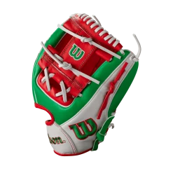 2021 Wilson A2000 Mexico 11.5" Infield Baseball Glove - Limited Edition Gear 13 2021 Wilson A2000 Mexico 11.5