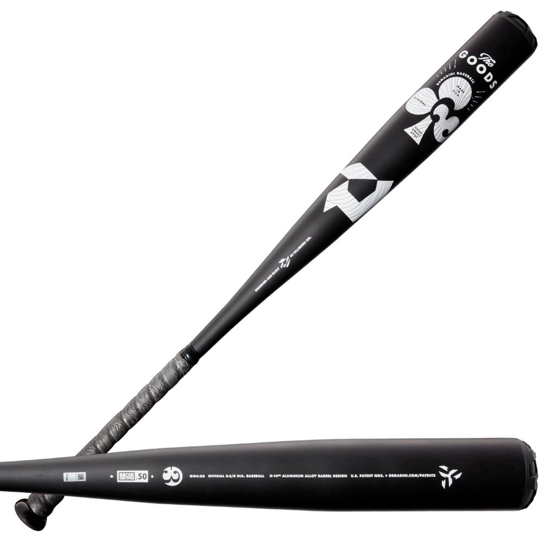 2022 DeMarini The Goods One Piece (-3) BBCOR Baseball Bat: WTDXGOC-22 Bats 4 2022 DeMarini The Goods One Piece (-3) BBCOR Baseball Bat: WTDXGOC-22 Bats