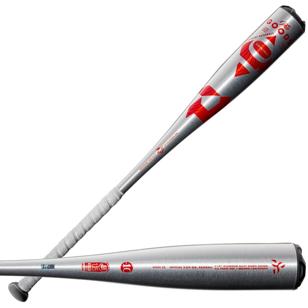 2022 DeMarini The Goods One Piece (-10) USSSA Baseball Bat: WTDXGOZ-22 Bats 4 2022 DeMarini The Goods One Piece (-10) USSSA Baseball Bat: WTDXGOZ-22 Bats