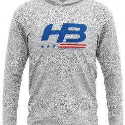 HB Sports Headbanger Sports Exclusive Ultra Lightweight Long Sleeve Hoodies: Stars & Bars Apparel