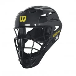 Wilson Pro Stock Steel Umpire Helmet: WTA5801BL Gear