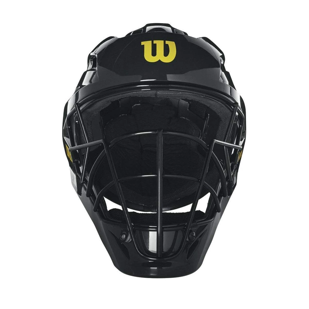 Wilson Pro Stock Steel Umpire Helmet: WTA5801BL Gear 6 Wilson Pro Stock Steel Umpire Helmet: WTA5801BL Gear
