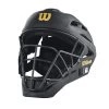 Wilson Pro Stock Titanium Umpire Helmet: WTA5800BL 2 Wilson Pro Stock Titanium Umpire Helmet: WTA5800BL