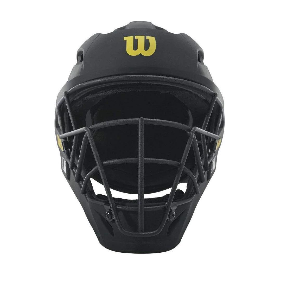 Wilson Pro Stock Titanium Umpire Helmet: WTA5800BL 6 Wilson Pro Stock Titanium Umpire Helmet: WTA5800BL