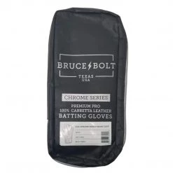 Gear Bruce Bolt PREMIUM PRO Chrome Series Short Cuff Batting Gloves: Black 10 Gear Bruce Bolt PREMIUM PRO Chrome Series Short Cuff Batting Gloves: Black
