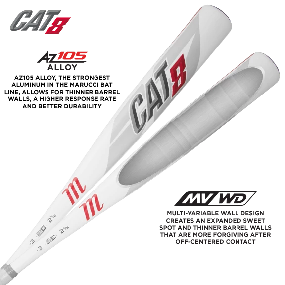 Marucci Cat 8 (-8) USSSA Baseball Bat: MSBC88 9 Marucci Cat 8 (-8) USSSA Baseball Bat: MSBC88