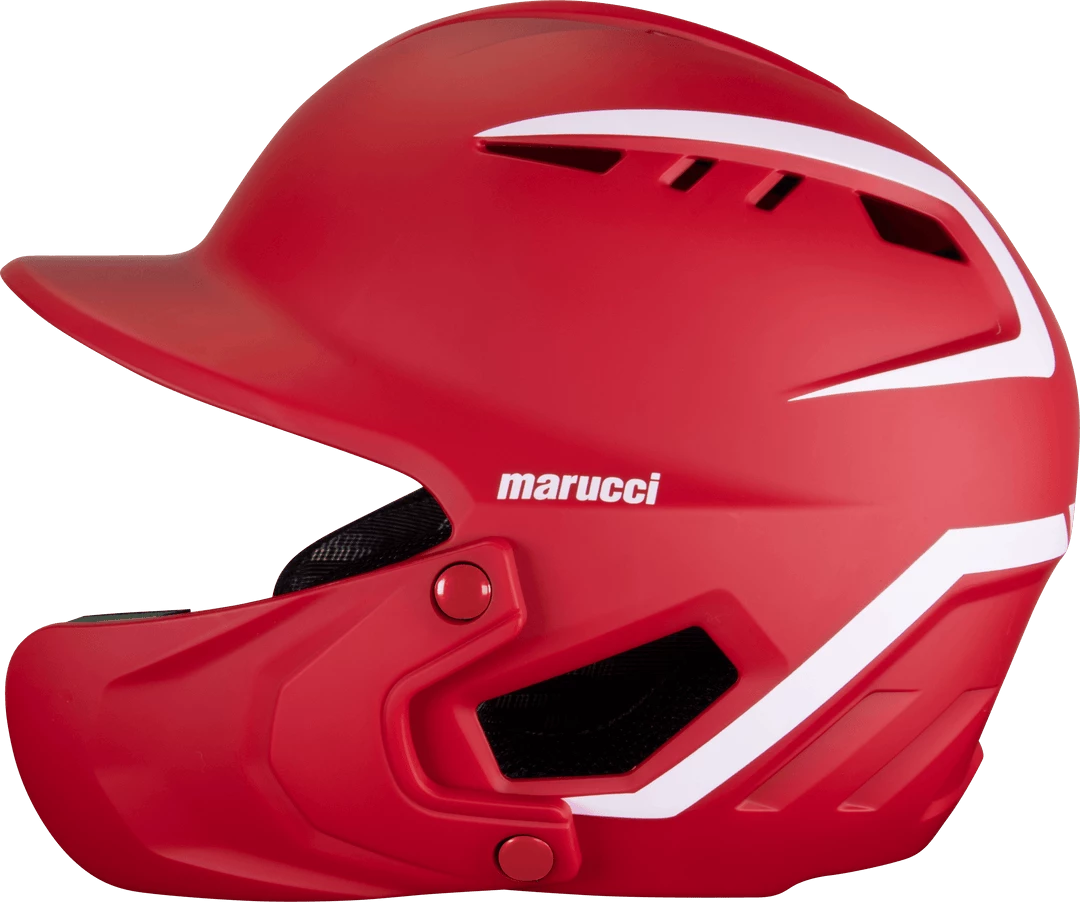 Marucci Duravent Two Tone Baseball Batting Helmet W/ Jaw Guard 6 Marucci Duravent Two Tone Baseball Batting Helmet W/ Jaw Guard