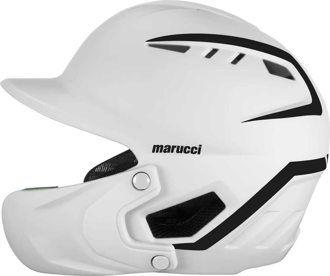 Marucci Duravent Two Tone Baseball Batting Helmet W/ Jaw Guard 4 Marucci Duravent Two Tone Baseball Batting Helmet W/ Jaw Guard