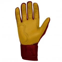 Gear Bruce Bolt PREMIUM PRO Long Cuff Batting Gloves: Maroon