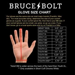 Gear Bruce Bolt PREMIUM PRO Long Cuff Batting Gloves: Maroon