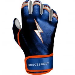 Gear Bruce Bolt PREMIUM PRO NIMMO Short Cuff Batting Gloves: Blue 12 Gear Bruce Bolt PREMIUM PRO NIMMO Short Cuff Batting Gloves: Blue