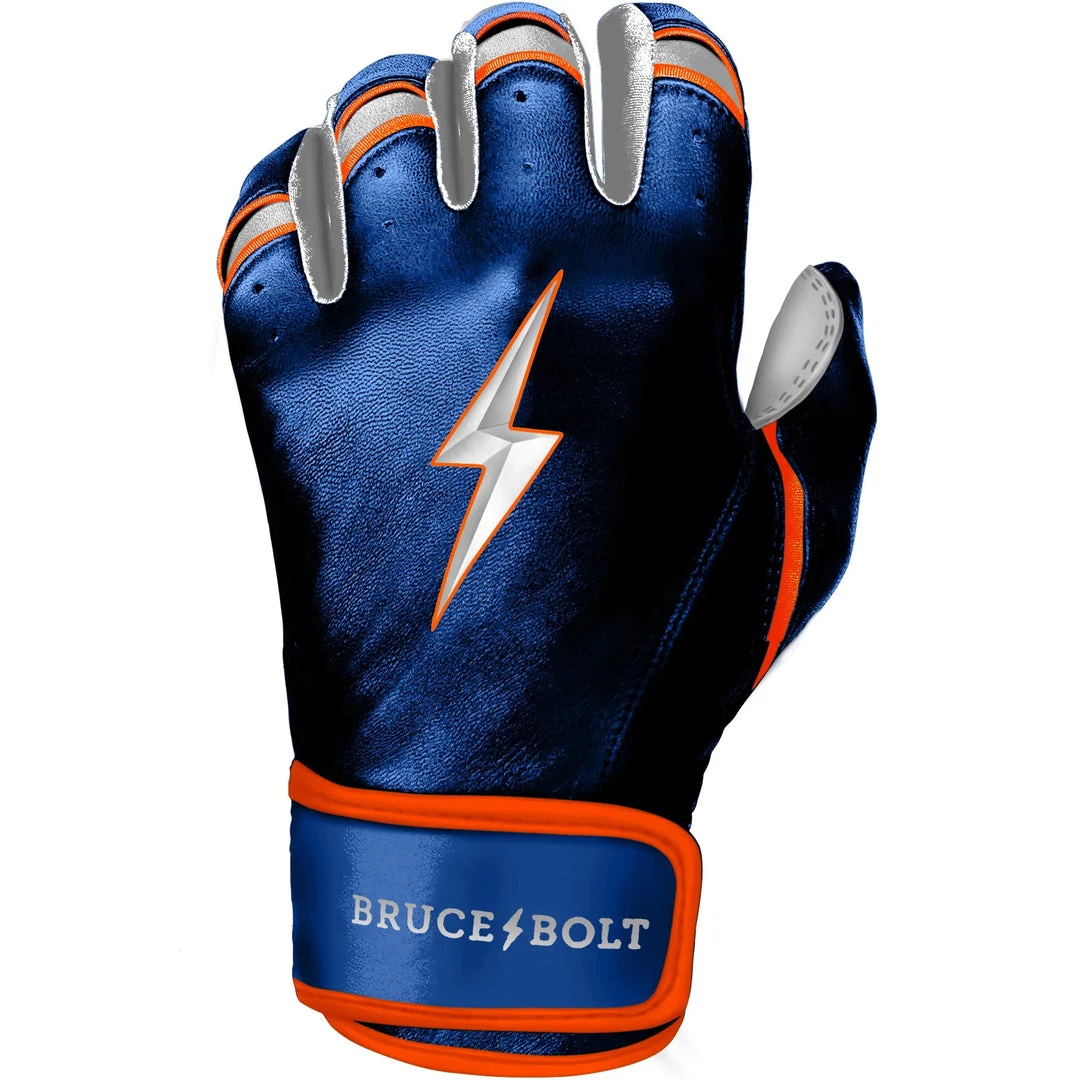Gear Bruce Bolt PREMIUM PRO NIMMO Short Cuff Batting Gloves: Blue 6 Gear Bruce Bolt PREMIUM PRO NIMMO Short Cuff Batting Gloves: Blue