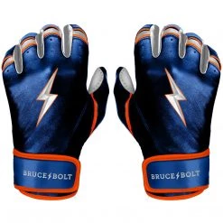 Gear Bruce Bolt PREMIUM PRO NIMMO Short Cuff Batting Gloves: Blue