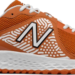 New Balance Men's T3000v5 Baseball And Softball Turf: Burnt Orange With White New Balance Footwear