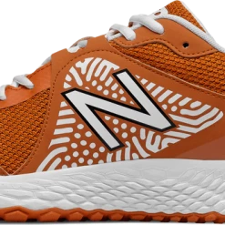 New Balance Men's T3000v5 Baseball And Softball Turf: Burnt Orange With White New Balance Footwear