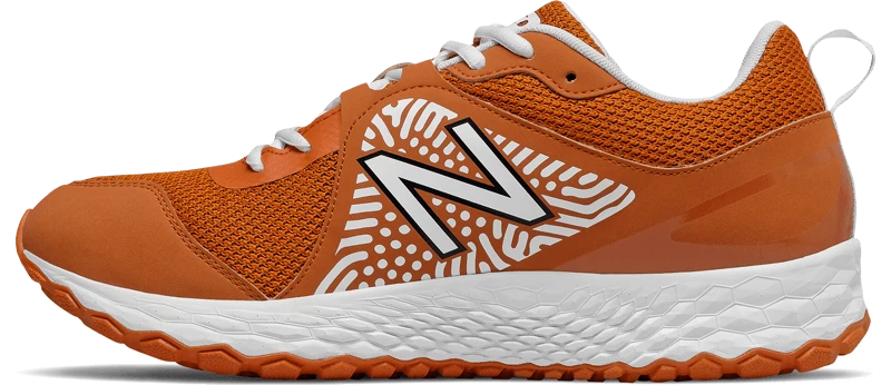 New Balance Men's T3000v5 Baseball And Softball Turf: Burnt Orange With White New Balance Footwear 4 New Balance Men's T3000v5 Baseball And Softball Turf: Burnt Orange With White New Balance Footwear