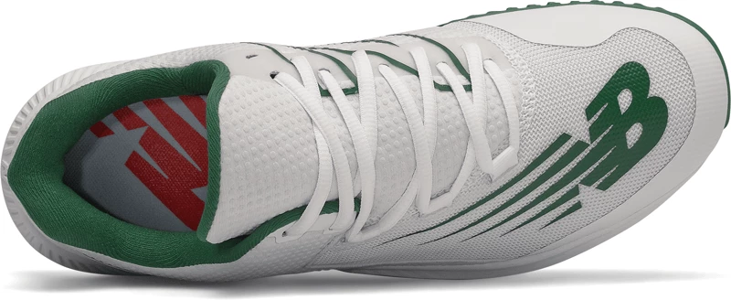New Balance FuelCell 4040 V6 Turf Trainer (White And Green): T4040TF6 New Balance Footwear 6 New Balance FuelCell 4040 V6 Turf Trainer (White And Green): T4040TF6 New Balance Footwear
