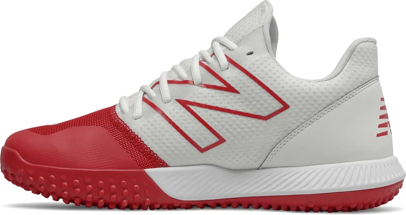 New Balance Footwear New Balance FuelCell 4040 V6 Turf Trainer (Red With White): T4040TR6 5 New Balance Footwear New Balance FuelCell 4040 V6 Turf Trainer (Red With White): T4040TR6