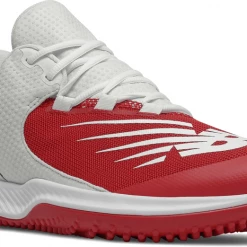 New Balance Footwear New Balance FuelCell 4040 V6 Turf Trainer (Red With White): T4040TR6