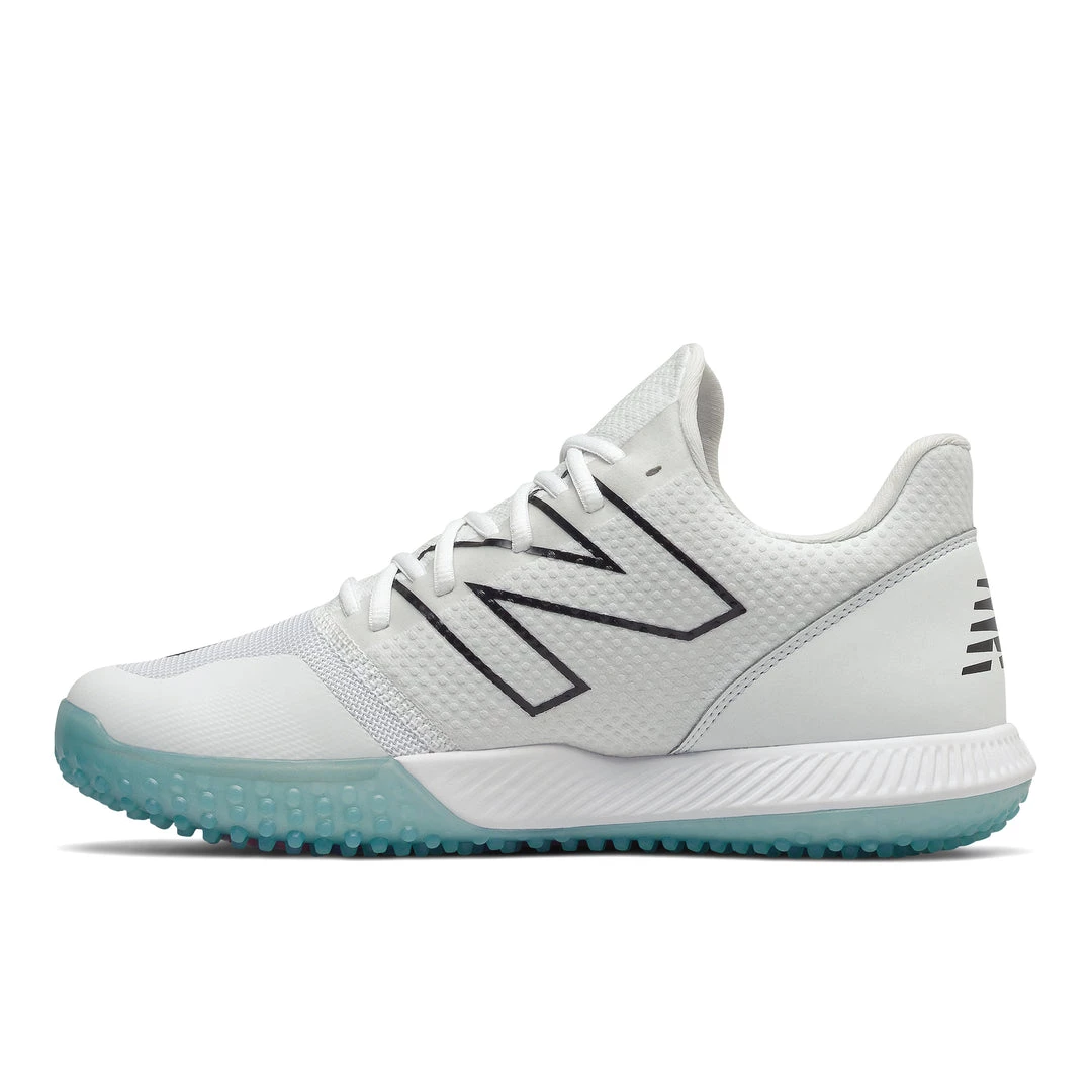 New Balance Footwear New Balance FuelCell 4040 V6 Turf Trainer (White And Black): T4040TW6 4 New Balance Footwear New Balance FuelCell 4040 V6 Turf Trainer (White And Black): T4040TW6